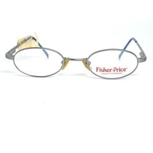 Fisher Price Euro 28 Steel Blue Oval Eyeglasses Frames 41-19-120 Kids 21682